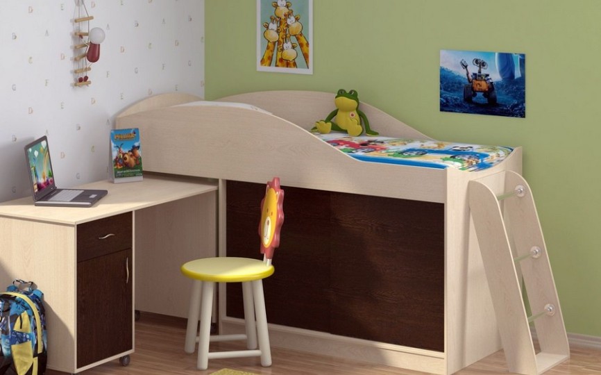 Кровать-чердак "Дюймовочка-3" Кровать-чердак "Дюймовочка-3"