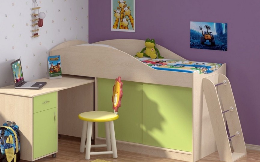 Кровать-чердак "Дюймовочка-3" Кровать-чердак "Дюймовочка-3"