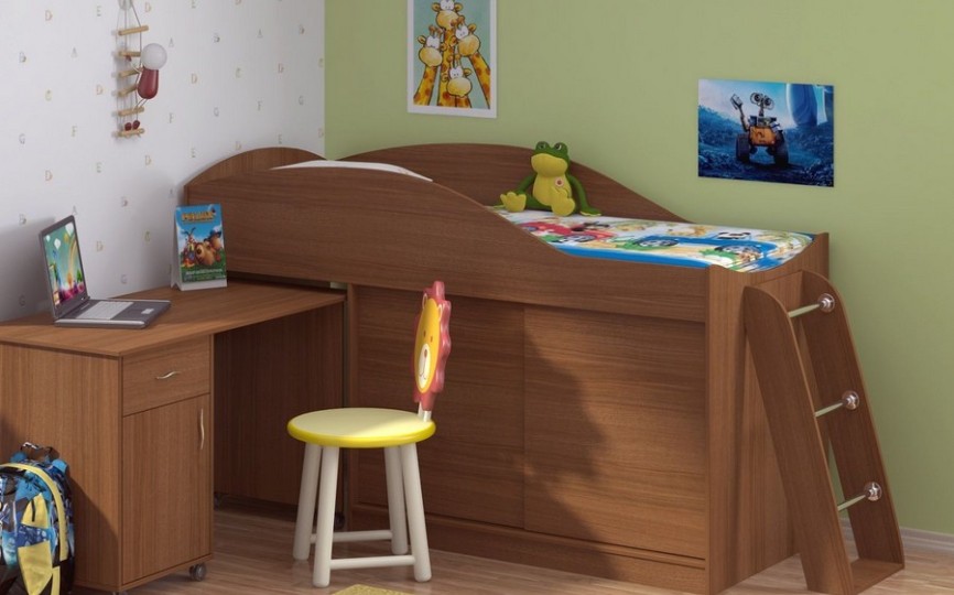 Кровать-чердак "Дюймовочка-3" Кровать-чердак "Дюймовочка-3"
