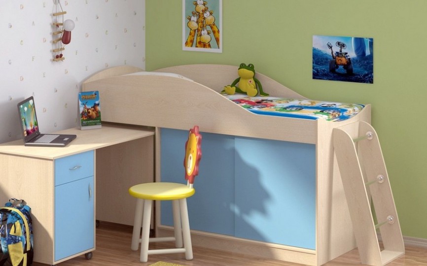 Кровать-чердак "Дюймовочка-3" Кровать-чердак "Дюймовочка-3"