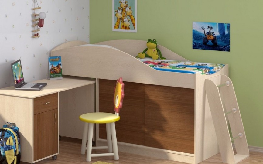 Кровать-чердак "Дюймовочка-3" Кровать-чердак "Дюймовочка-3"