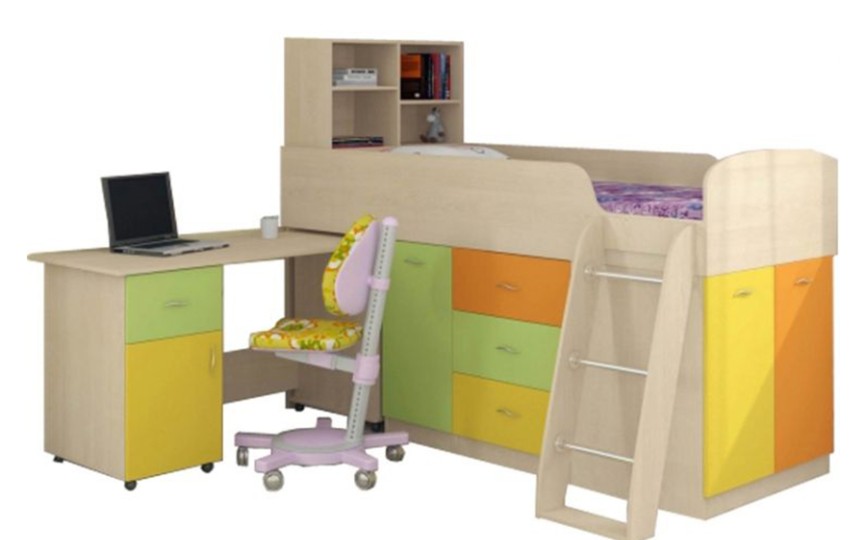 Кровать-чердак "Дюймовочка-3" Кровать-чердак "Дюймовочка-3"