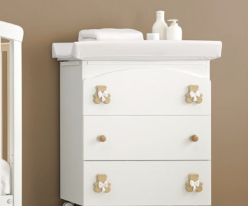 Комод пеленальный Erbesi Dudu (Дуду) с ванночкой