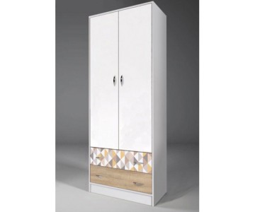 Шкаф 2-х дверный с ящиками Сканди СК-13/3 Шкаф 2-х дверный с ящиками Сканди СК-13/3