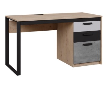 Стол прямой "Либерти Блэк" универсальный