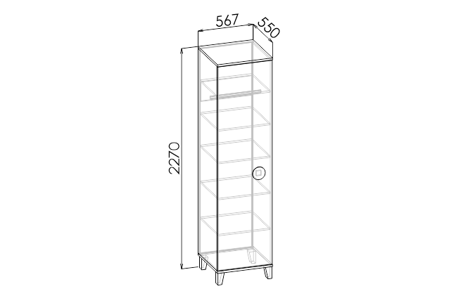Шкаф-пенал "Fun-Box" (универсальный)