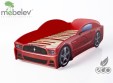 Кровать-машина "Мустанг" красная