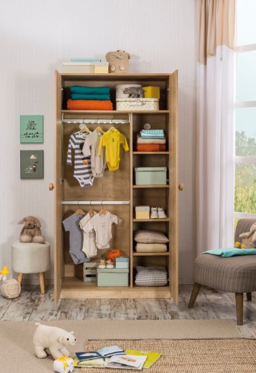 Шкаф двухдверный Mocha Baby