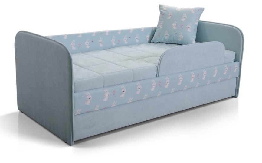 Кроватка с мягкими бортиками "Иви" Банни Кроватка с мягкими бортиками "Иви" Банни