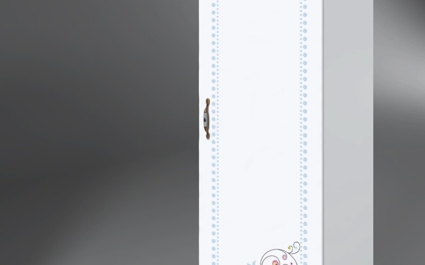 Шкаф-пенал с ящиком Синдерелла