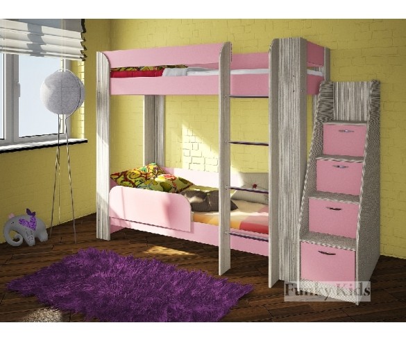 Двухъярусная кровать для мальчиков "Фанки Кидз-20" 