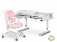 Комплект парта Montreal 2 Lite + кресло Ergokids Space Air (BD-670-2 MC/WG с полкой + Y-609)
