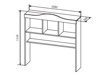 Надстройка для стола "Ki-Ki" Надстройка для стола "Ki-Ki"