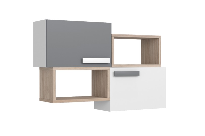 Шкаф навесной Оксфорд большой НШ2