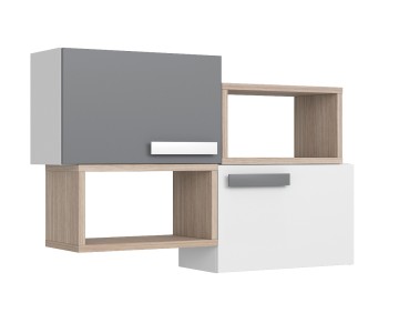 Шкаф навесной Оксфорд большой НШ2