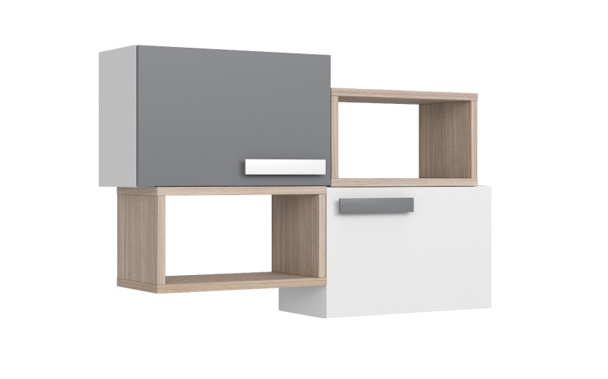 Шкаф навесной Оксфорд большой НШ2