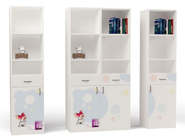 Стеллаж узкий "Molly" левый или правый