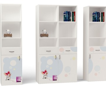 Стеллаж узкий "Molly" левый или правый