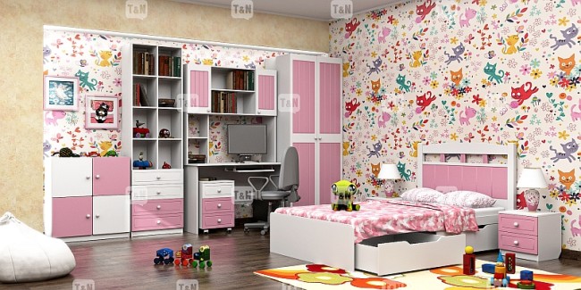 Детская комната Robin Pink (Tomy Niki) для девочки