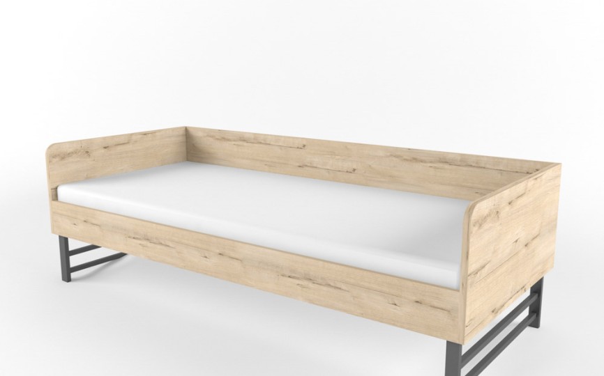 Кровать большая "Два плюс Два" (корпус дуб ирландский)