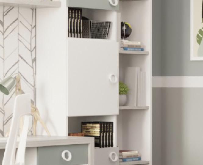 Шкаф для книг Смарти Вайт ШК Шкаф для книг Смарти Вайт ШК