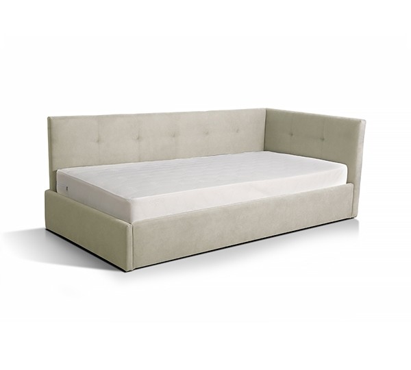 Мягкая кровать "Валерия" Лайт (бежевый) Мягкая кровать "Валерия" Лайт (бежевый)