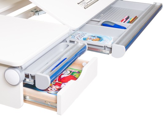 Комплект парта Montreal 2 + кресло Ergokids Space Air (BD-670-2 MC/WG с полкой + Y-609)