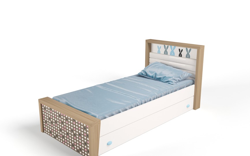 Кровать №1 MIX BUNNY голубой