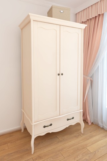 Шкаф 2х дверный "Лебо" бежевый воск Шкаф 2х дверный "Лебо" бежевый воск