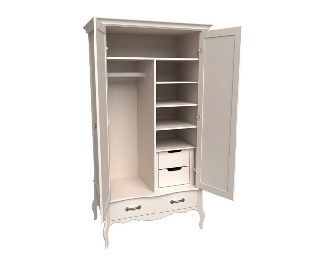 Шкаф 2х дверный "Лебо" бежевый воск Шкаф 2х дверный "Лебо" бежевый воск