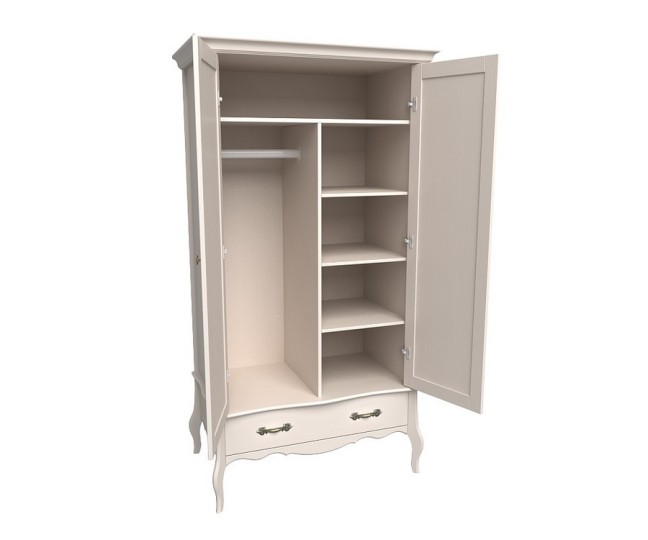 Шкаф 2х дверный "Лебо" бежевый воск Шкаф 2х дверный "Лебо" бежевый воск