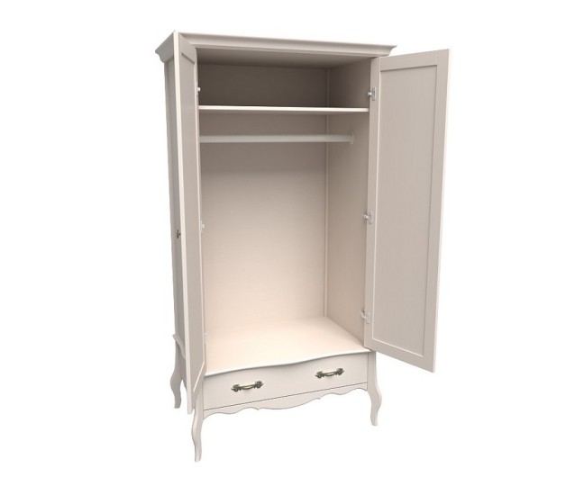 Шкаф 2х дверный "Лебо" бежевый воск Шкаф 2х дверный "Лебо" бежевый воск