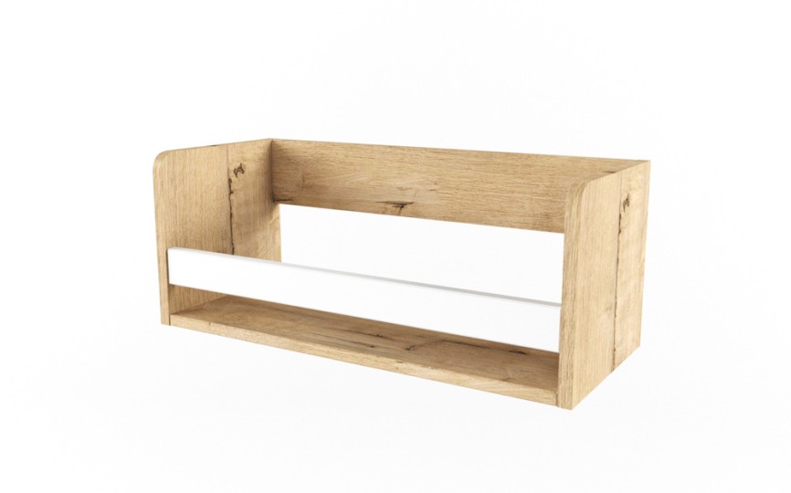 Полка для книг "Два плюс Два" (корпус дуб ирландский)