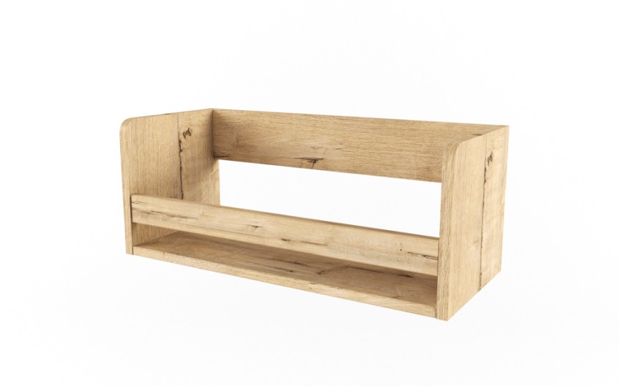 Полка для книг "Два плюс Два" (корпус дуб ирландский)