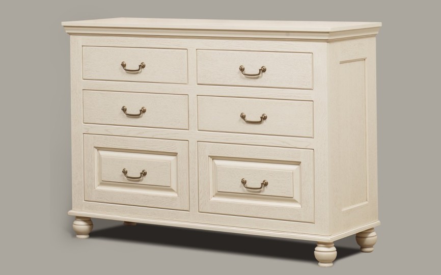 Комод Бьёрт на круглых ножках  1-6