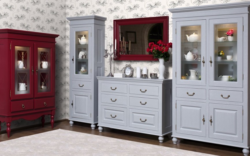 Комод Бьёрт на круглых ножках  1-6