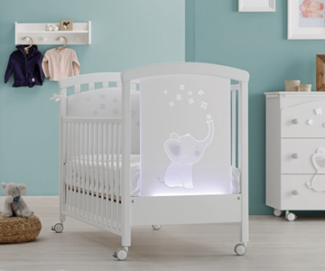 Кроватка Erbesi Elly LED (Элли ЛЕД)