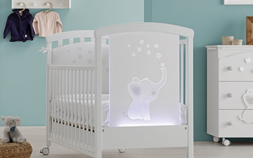 Кроватка Erbesi Elly LED (Элли ЛЕД)