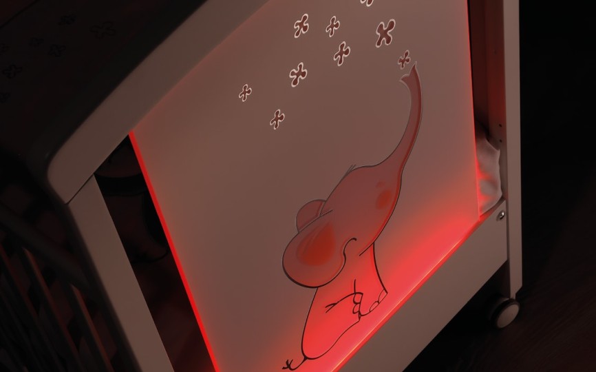 Кроватка Erbesi Elly LED (Элли ЛЕД)