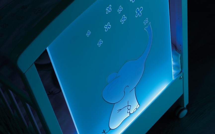 Кроватка Erbesi Elly LED (Элли ЛЕД)