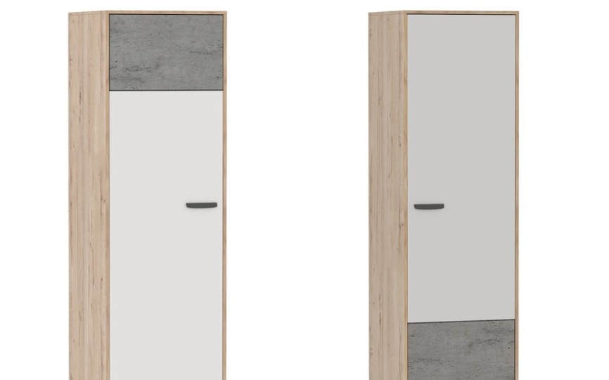 Шкаф-пенал "Либерти Блэк" левый/правый