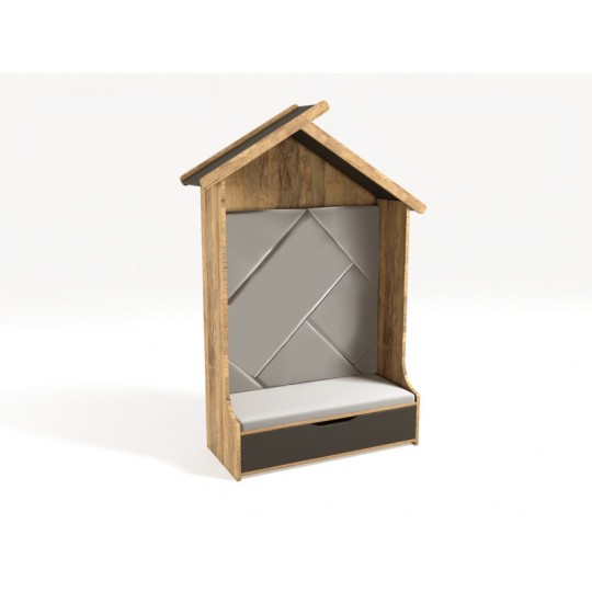 Стеллаж с подушкой Домик 