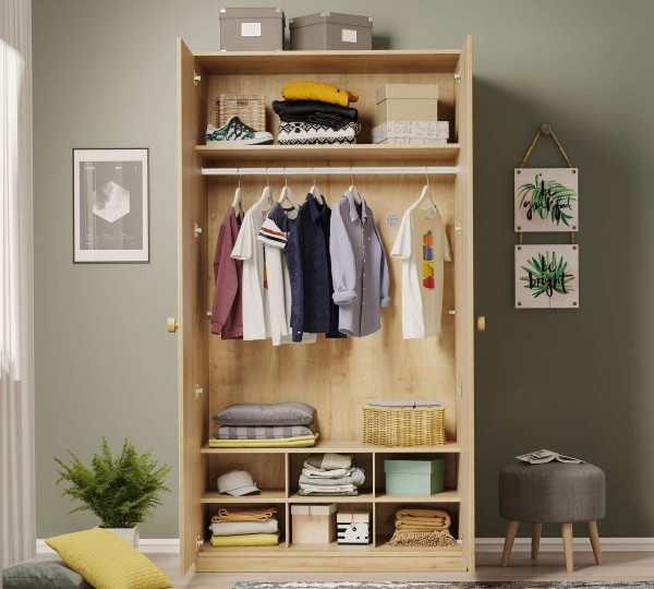 Шкаф двухдверный Mocha