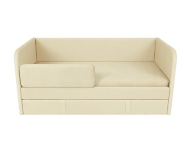 Кровать "Бимбо" 160  ткань Тедди/Вельвет Люкс 